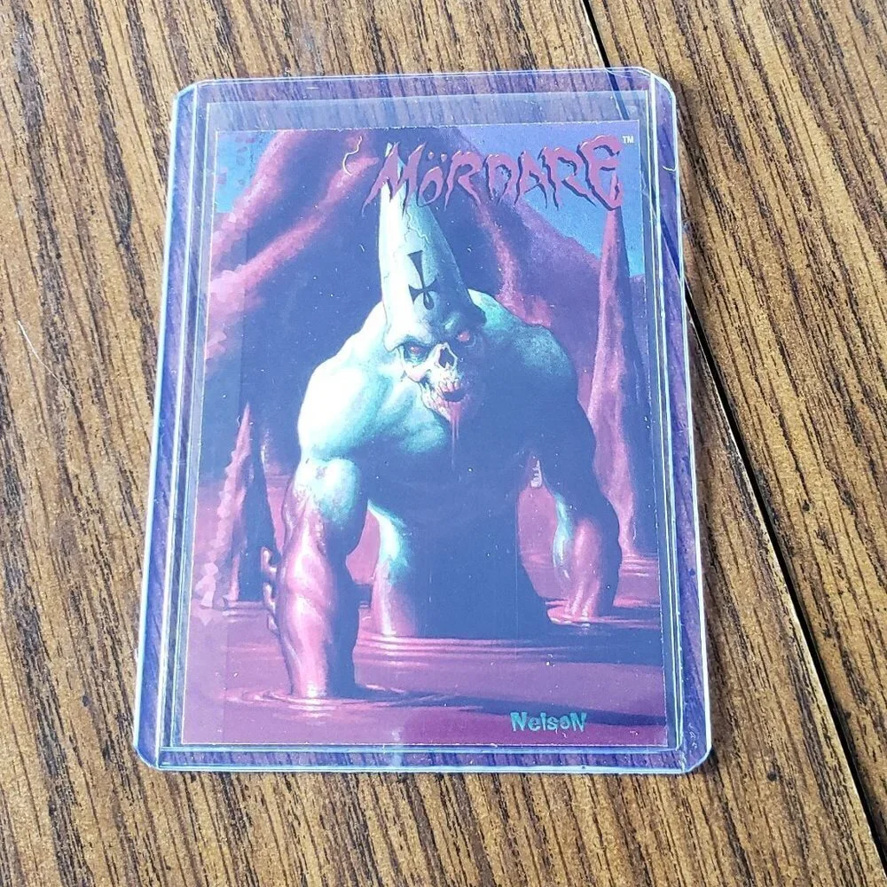 WIZARD MAGAZINE 1993 Nelson's Mordare Manta Comics Card # 2 Creator's Portfolio